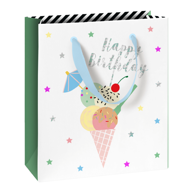 Papieren Draagtassen Gelato Wit