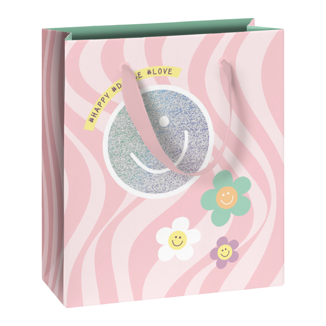 Papieren Draagtassen Nea Roze