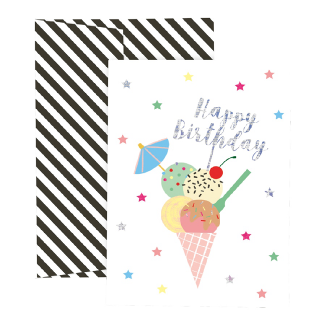 Wenskaarten Gelato Wit