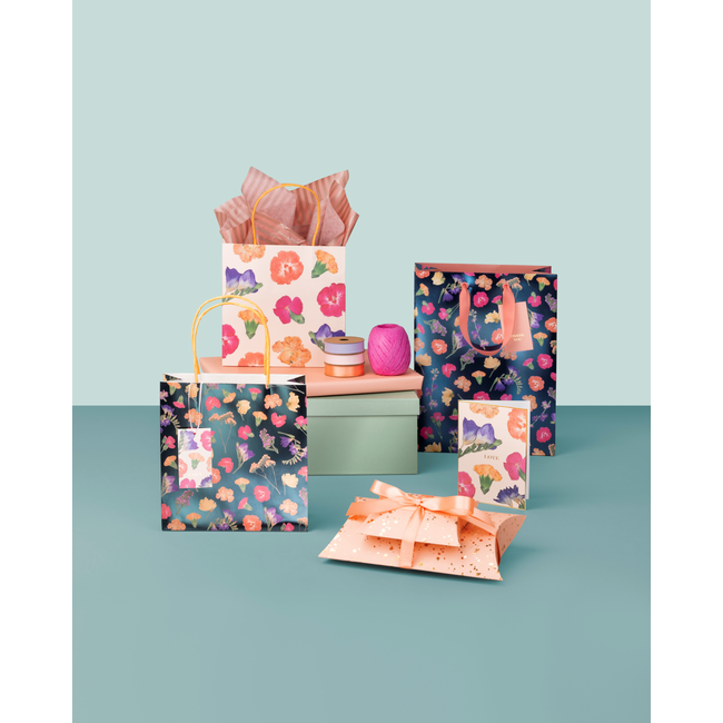 Papieren Draagtassen Malia Petrol