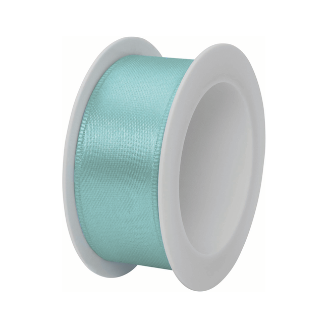 Satijnlint Spoel Turquoise