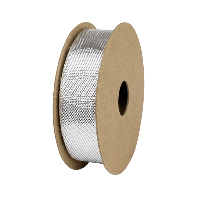 Satijnlint Spoel Zilver