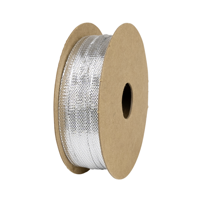 Satijnlint Spoel Zilver
