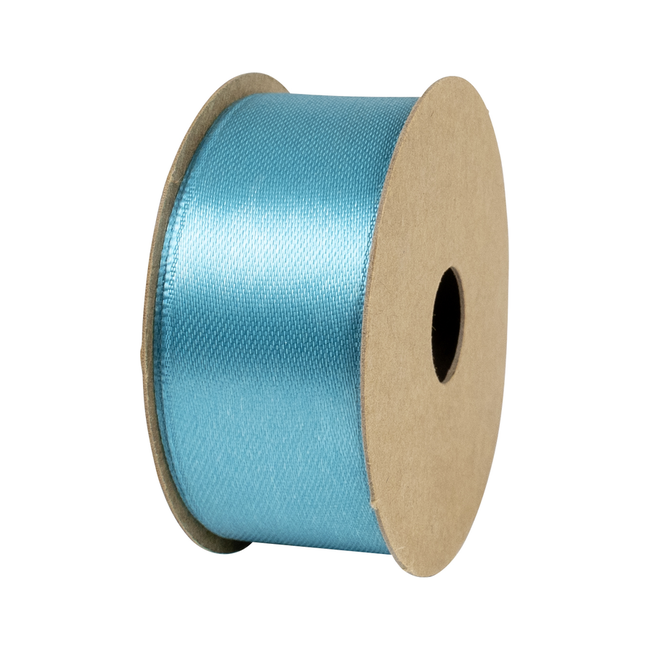 Satijnlint Spoel Turquoise