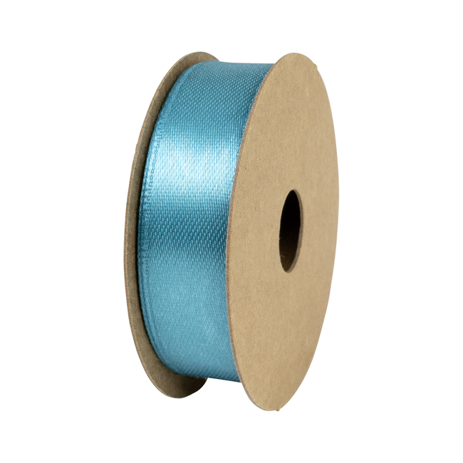 Satijnlint Spoel Turquoise