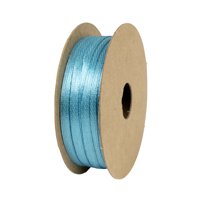 Satijnlint Spoel Turquoise
