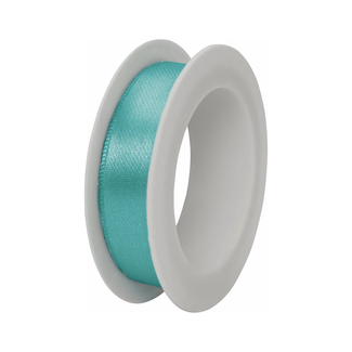 Satijnlint Spoel Turquoise