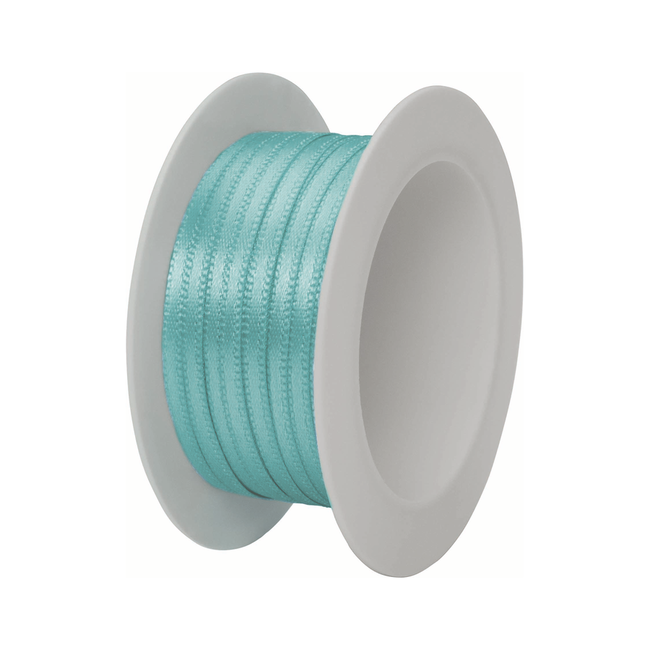 Satijnlint Spoel Turquoise