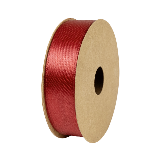 Satijnlint Spoel Rood
