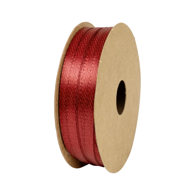 Satijnlint Spoel Rood