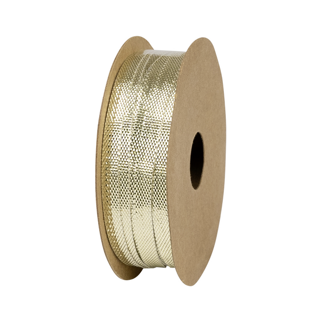 Satijnlint Spoel Goud