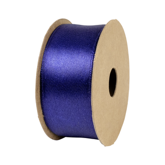Satijnlint Spoel Donkerblauw