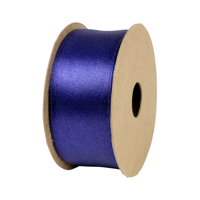 Satijnlint Spoel Donkerblauw