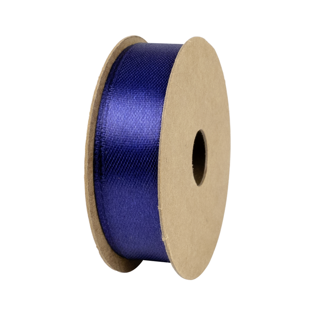Satijnlint Spoel Donkerblauw