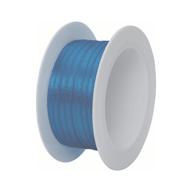 Satijnlint Spoel Donkerblauw