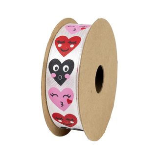 Satijnlint Spoel Hearts