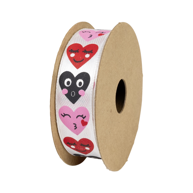 Satijnlint Spoel Hearts