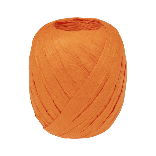 Raffia Lint Spoel Oranje