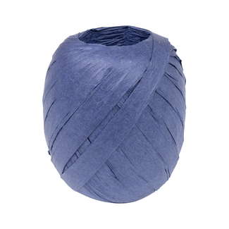 Raffia Lint Spoel Donkerblauw