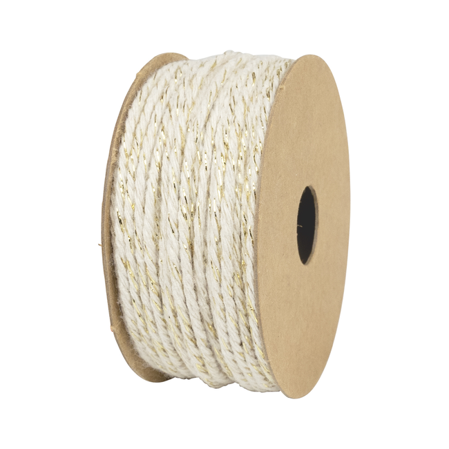 Katoenen Lint Spoel Lichtbeige