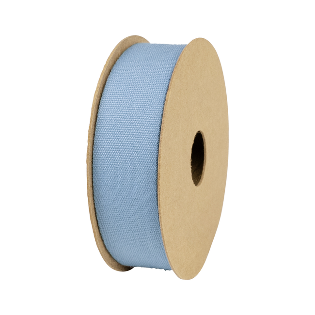 Katoenen Lint Spoel Blauw
