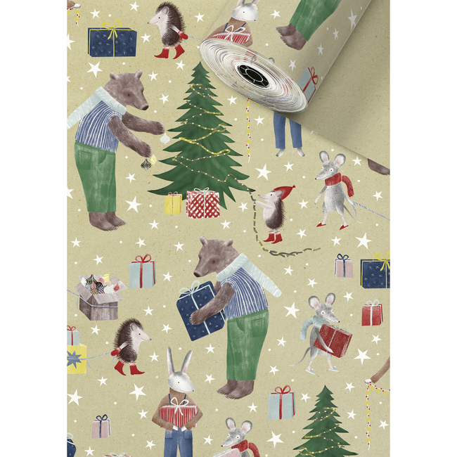 Cadeaupapier Melin Rood