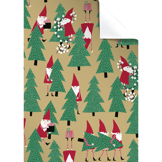 Cadeaupapier Vellen Walda Goud Cadeaupapier Vellen Walda Goud