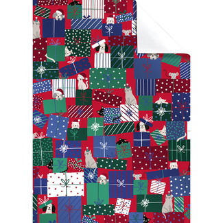 Cadeaupapier Vellen Taly Rood Cadeaupapier Vellen Taly Rood