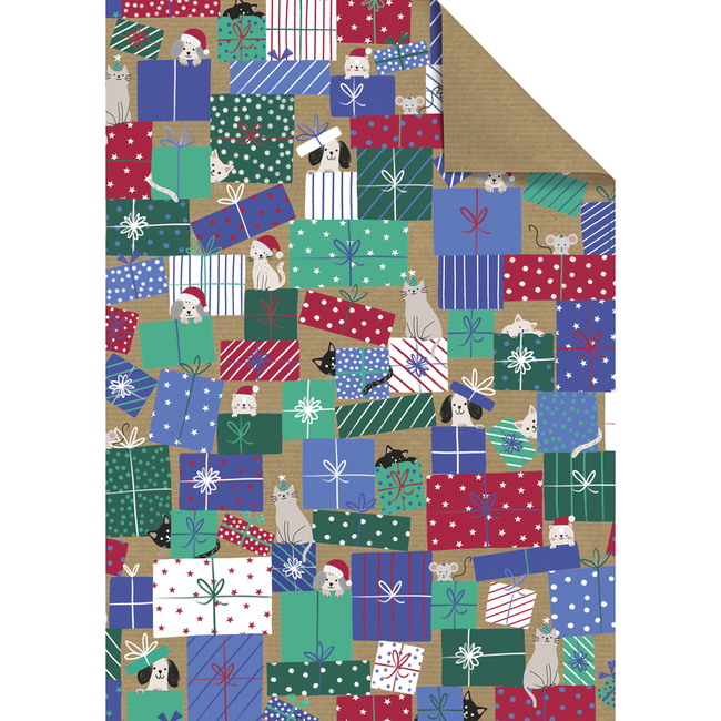 Cadeaupapier Vellen Taly Blauw