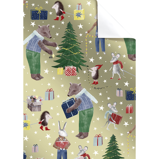 Cadeaupapier Vellen Melin Goud Cadeaupapier Vellen Melin Goud