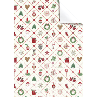 Cadeaupapier Vellen Kirsten Beige Cadeaupapier Vellen Kirsten Beige