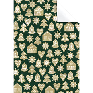 Cadeaupapier Vellen Garibaldi Donkergroen
