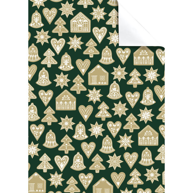 Cadeaupapier Vellen Garibaldi Donkergroen