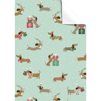 Cadeaupapier Vellen Bo Mint