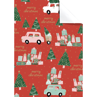 Cadeaupapier Vellen Anette Rood Cadeaupapier Vellen Anette Rood