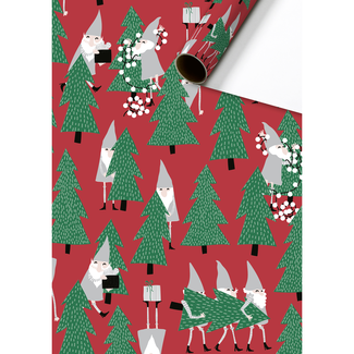 Consumentenrollen Cadeaupapier Walda Rood