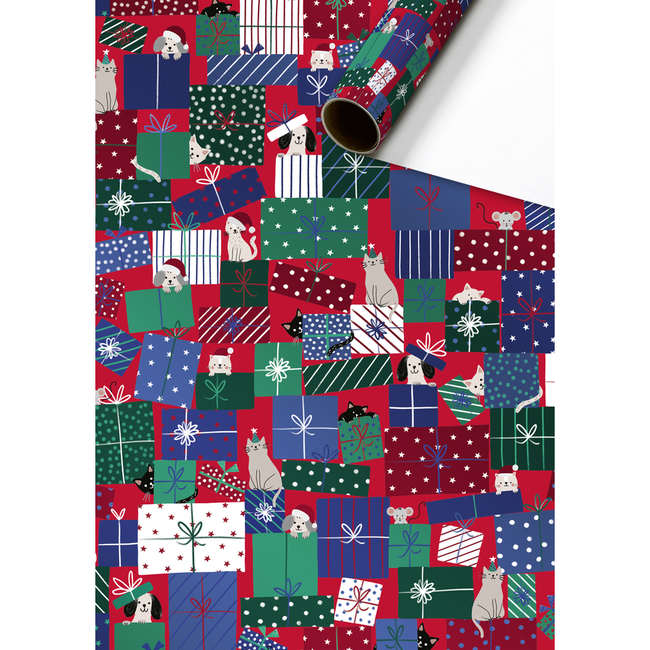 Consumentenrollen Cadeaupapier Taly Rood
