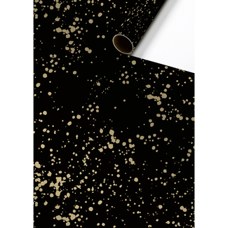 Consumentenrollen Cadeaupapier Sprenkel Blauw