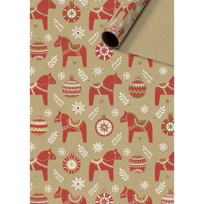 Consumentenrollen Cadeaupapier Dala Wit