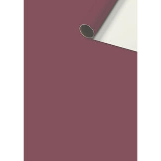 Consumentenrollen Cadeaupapier Uni Plain Bordeaux