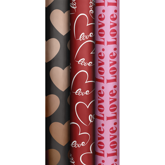Consumentenrollen Cadeaupapier Love Story