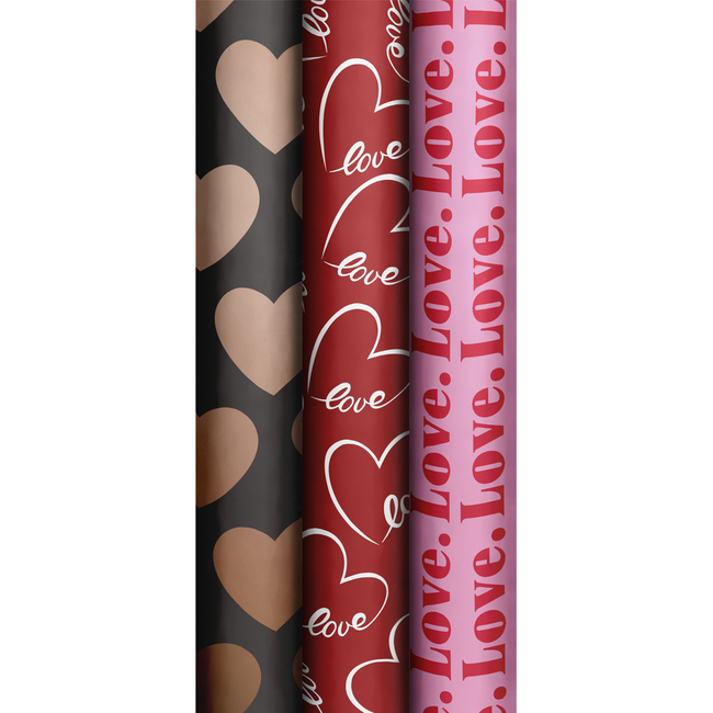 Consumentenrollen Cadeaupapier Love Story