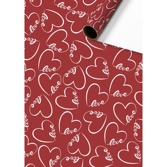 Consumentenrollen Cadeaupapier Dany Rood