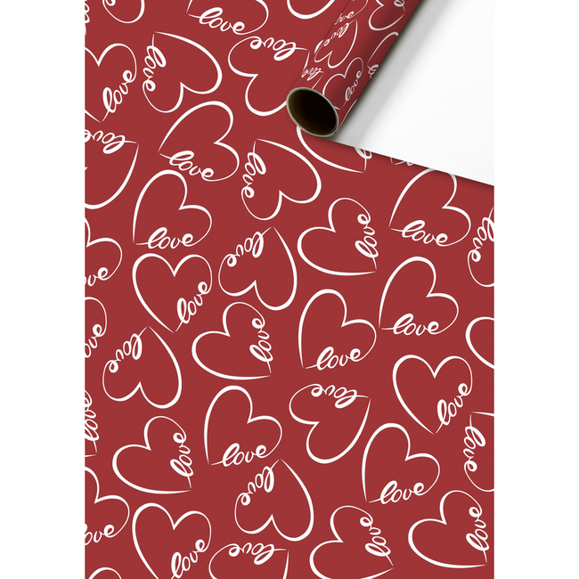 Consumentenrollen Cadeaupapier Dany Rood