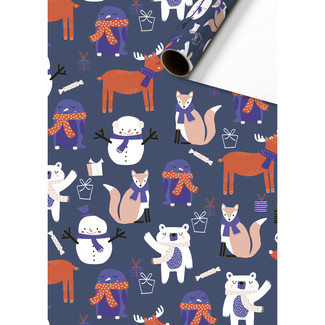 Consumentenrollen Cadeaupapier Boby Donkerblauw