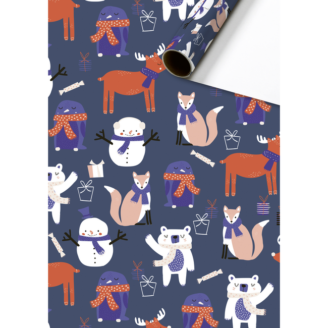 Consumentenrollen Cadeaupapier Boby Donkerblauw