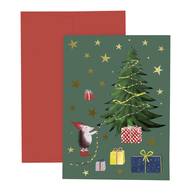 Wenskaarten Melin Donkergroen