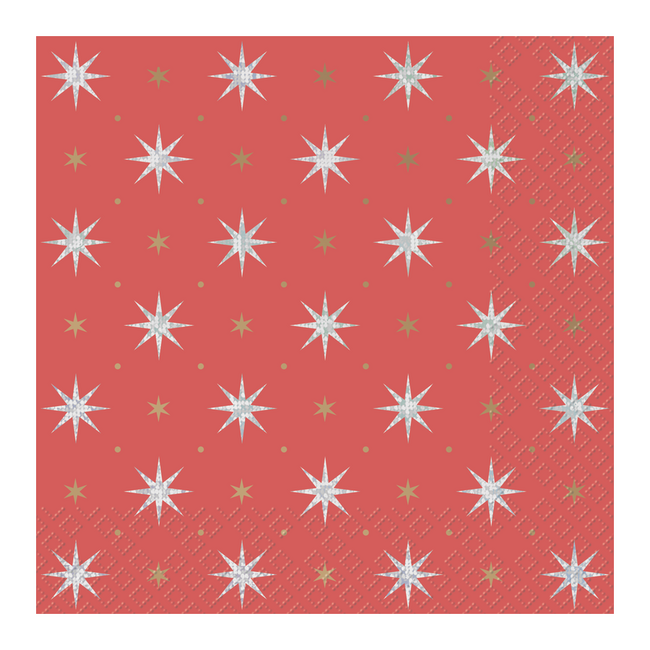 Servetten Zidonia Rood