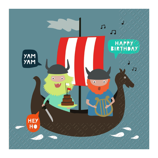 Servetten Ragnar Blauw