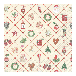 Servetten Kirsten Beige